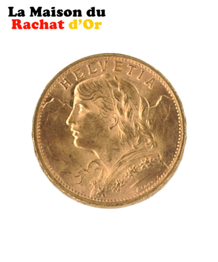 Pièce 20 Francs Suisse Or - 1927